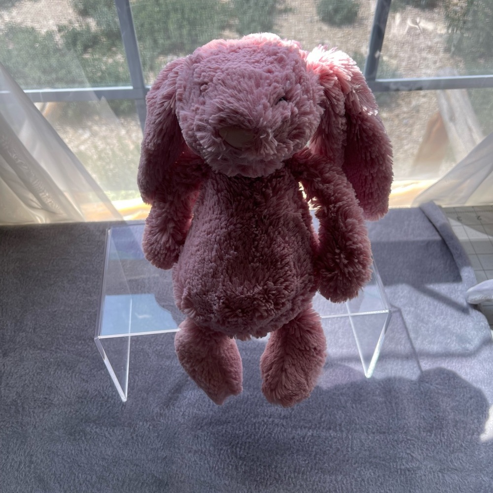 Jellycat pink tulip bunny 12”